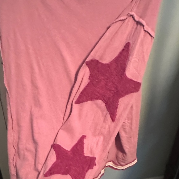 We The Free Pink Shirt with Stars - Picture 4 of 6